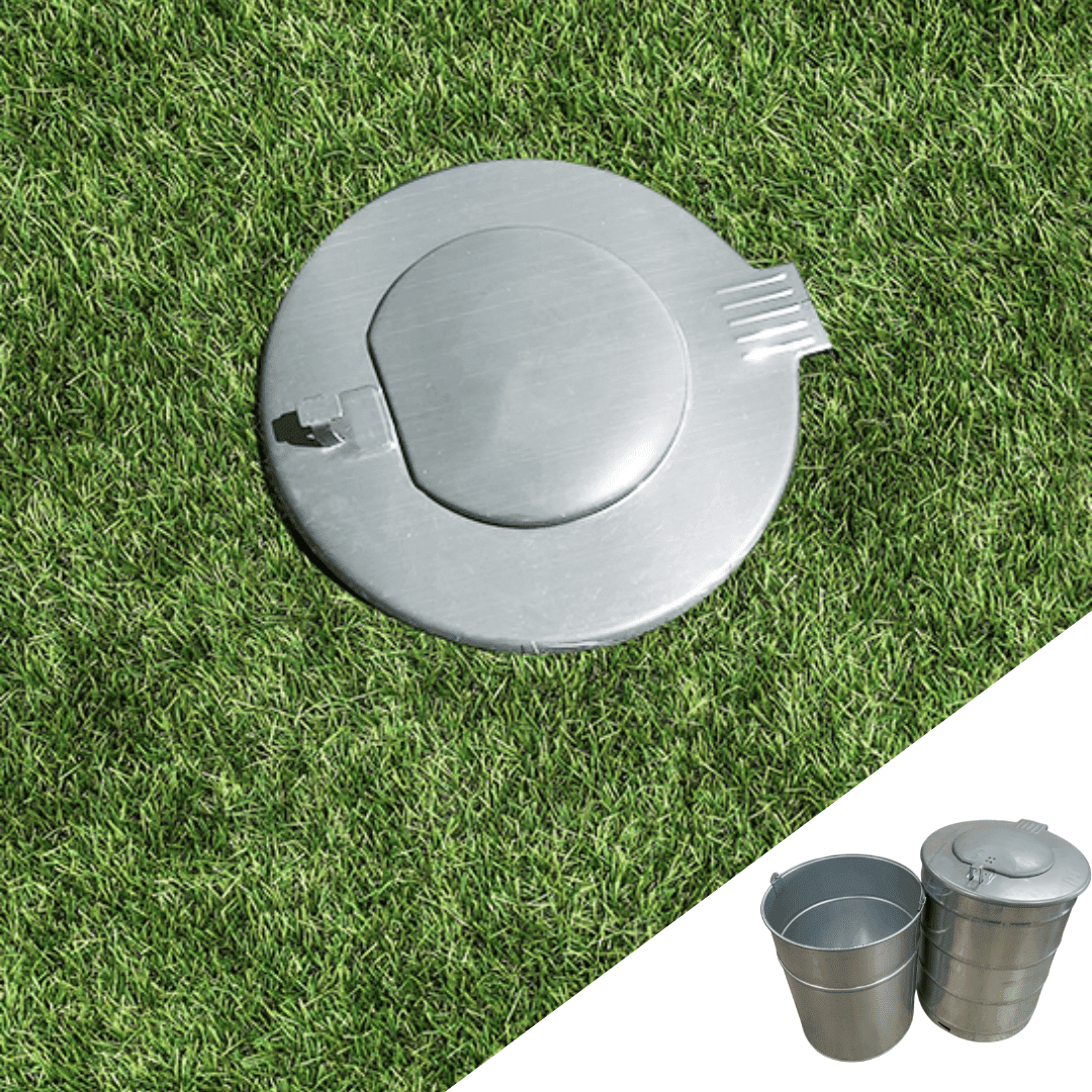 In-Ground Trash Can - Par West Turf