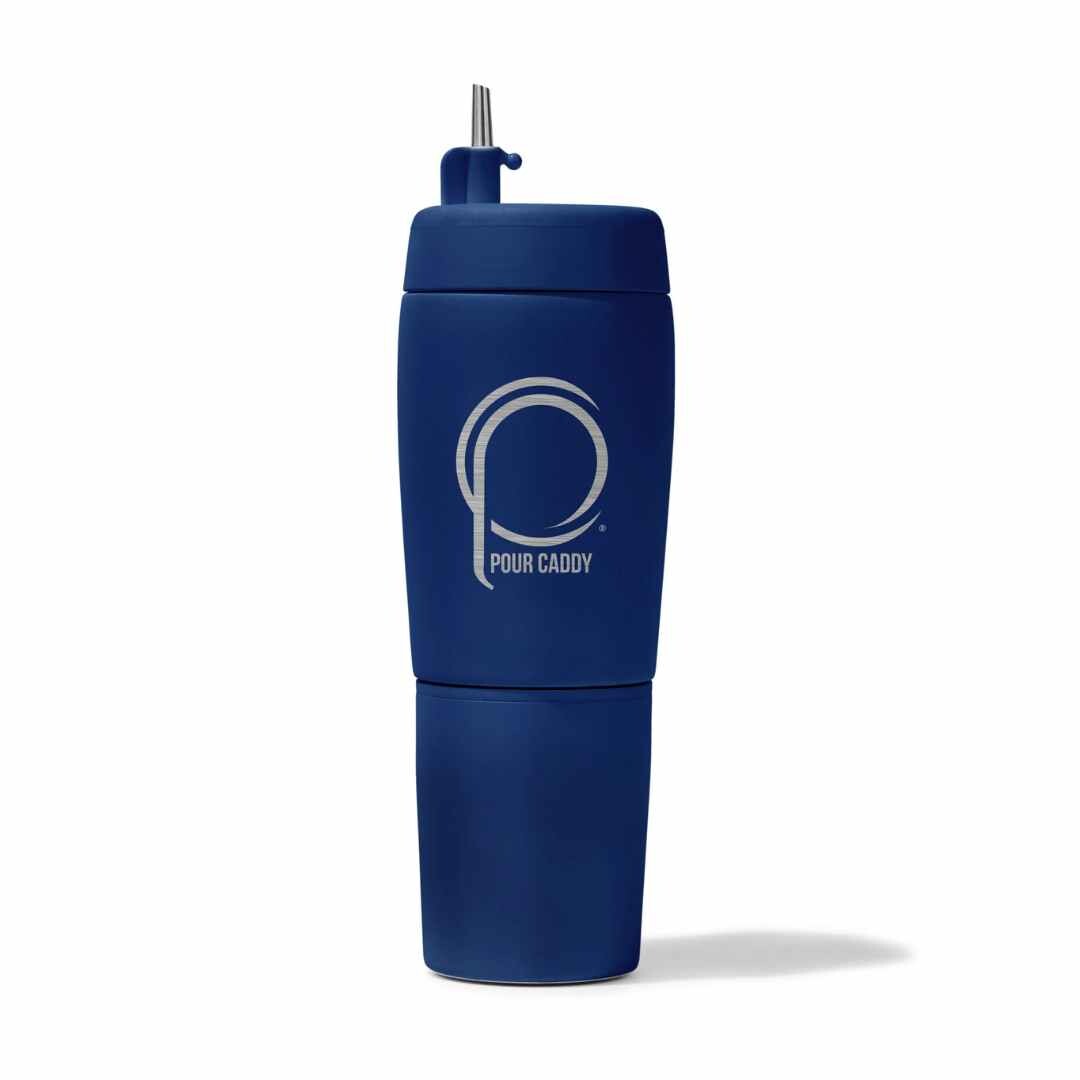 Pour Caddy - Stainless Steel Flask Set- Glory Blue