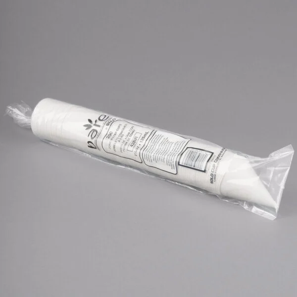 Solo White Rolled Rim Paper Cone Cups, 4.25 oz - Image 3