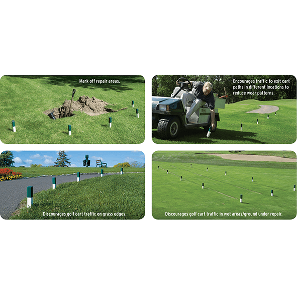 Different sets of a golf course