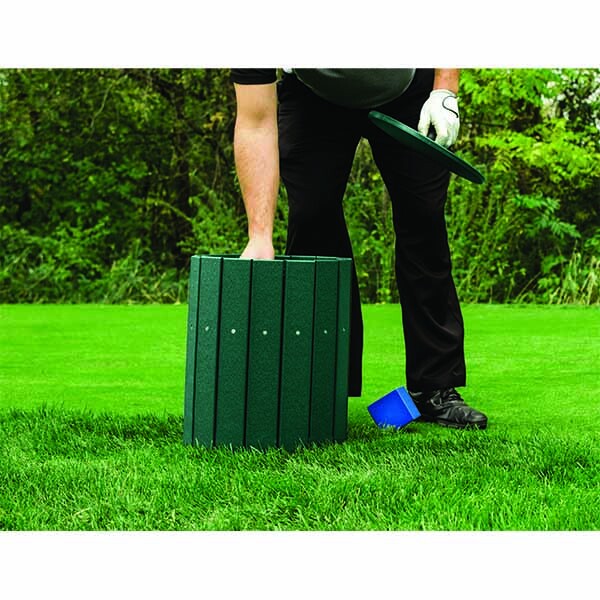 Round Divot Mix Container - Recycled Lumber - Image 2