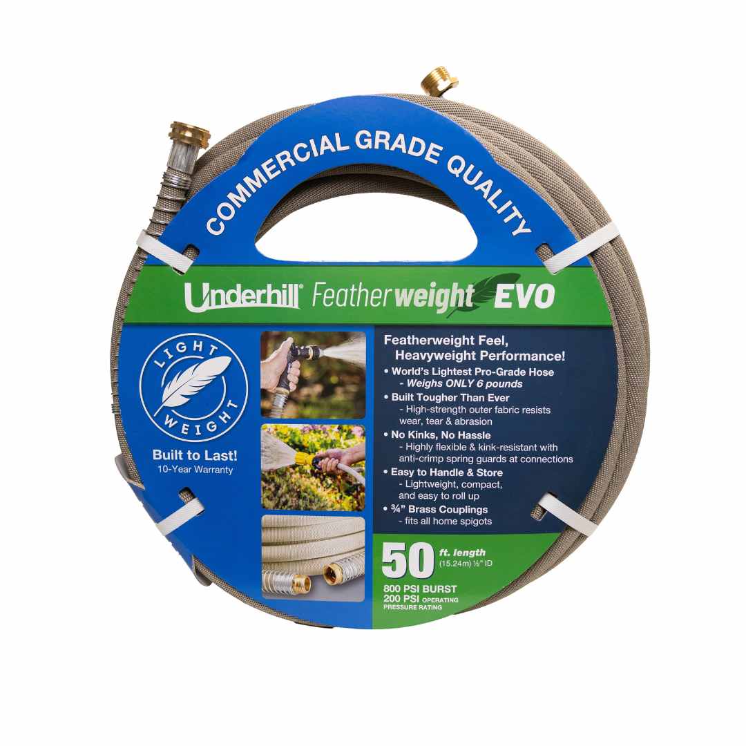 Featherweight EVO Hose - Underhill International - 50' Tan - Package