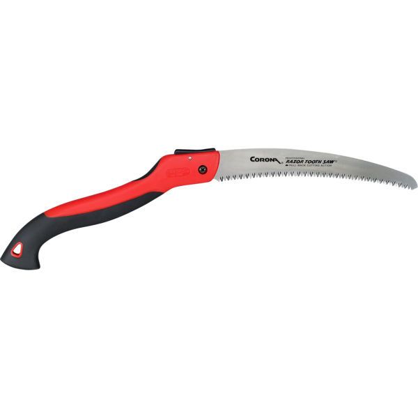 Corona Quick Saw open curved razor blade with handle grip