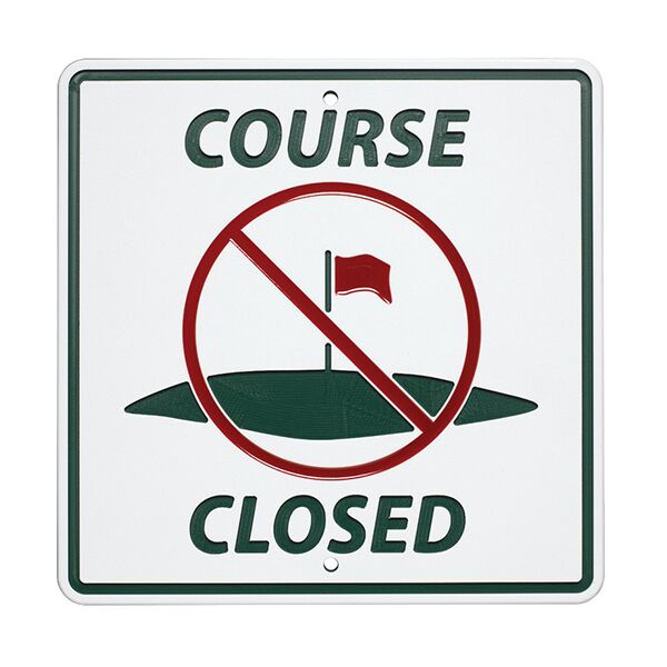 Economy Plastic Course Signs - Custom Messages Available - Image 9