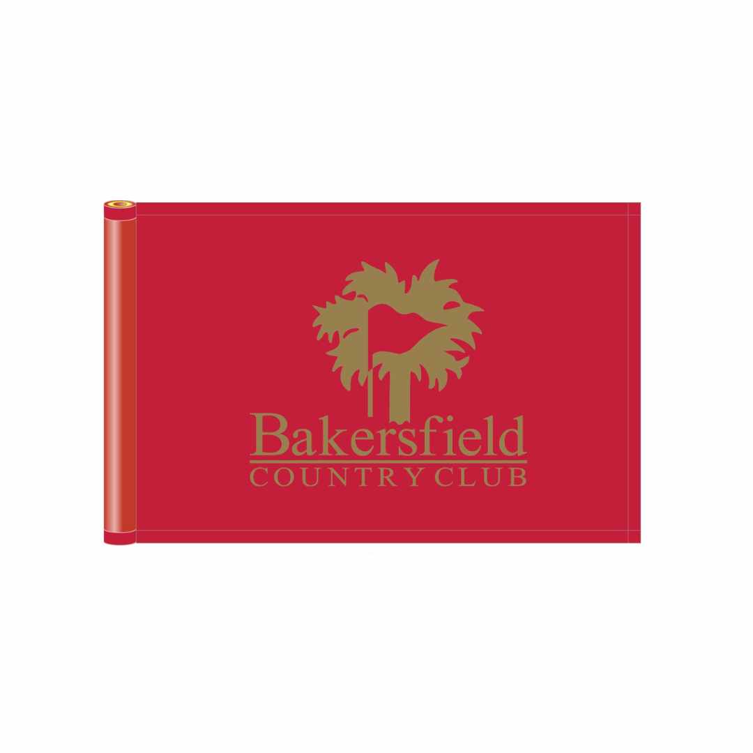 Custom Silkscreened Logo Regulation Pin Flags