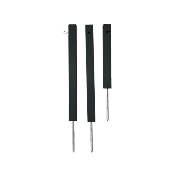 Recycled Plastic Lumber Rope Stake - Square Stake - Black