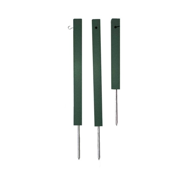Recycled Plastic Lumber Rope Stake - Square Stake - Green