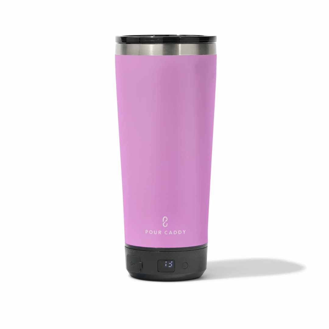 Go Caddy 18oz Vibe Tumbler - Power Bank - Pink