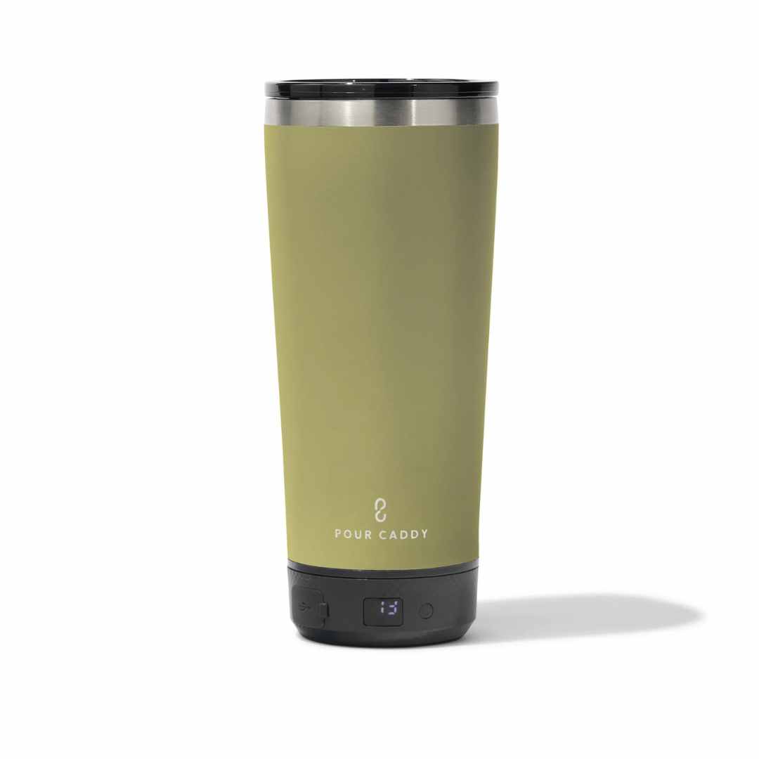 Go Caddy 18oz Vibe Tumbler - Power Bank - Sandstone