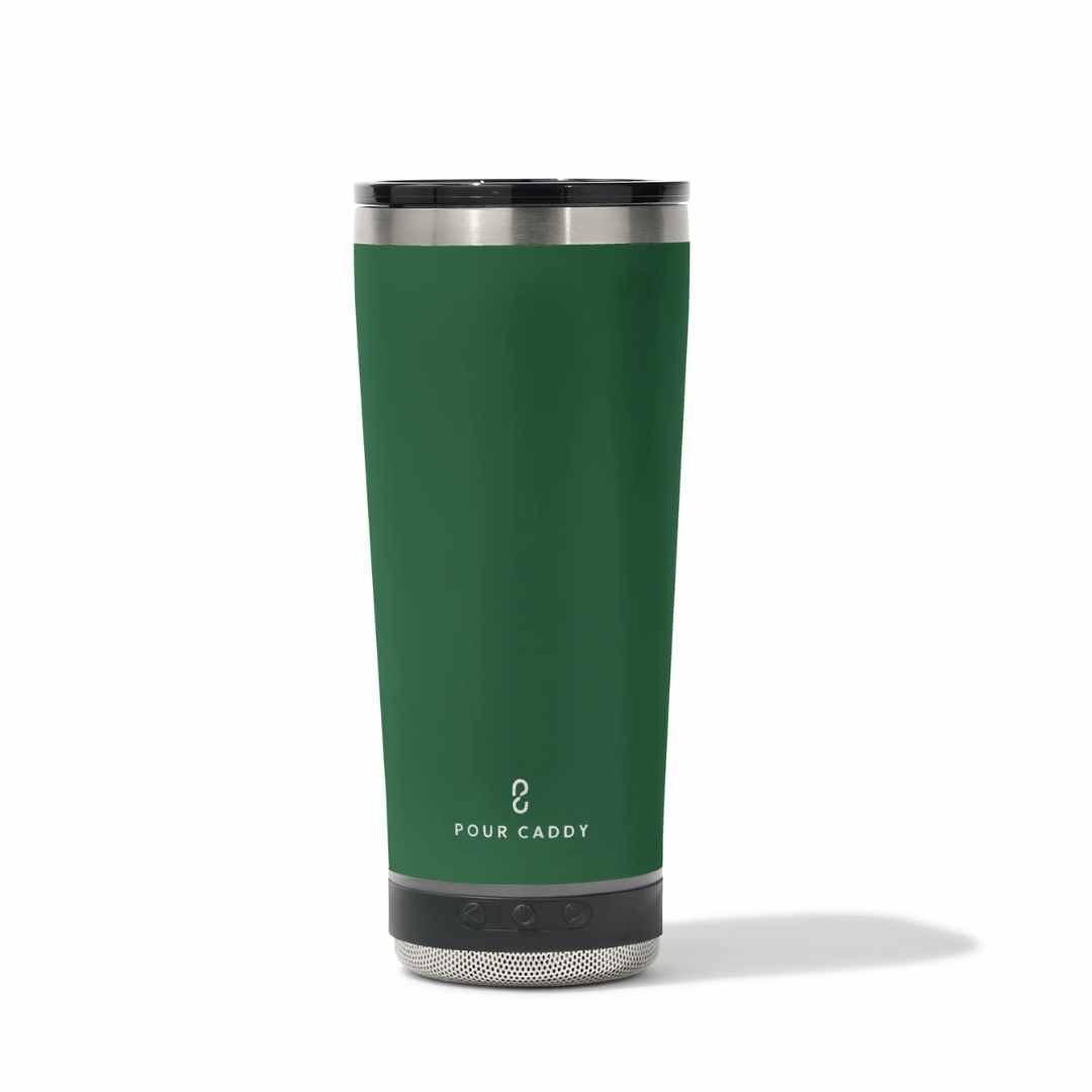 Go Caddy 18oz Vibe Tumbler - Speaker - Dark Green