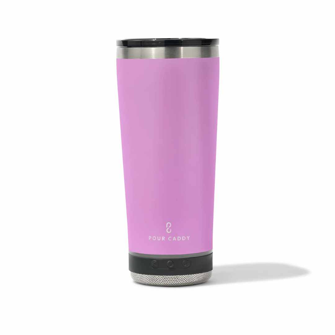 Go Caddy 18oz Vibe Tumbler - Speaker - Pink