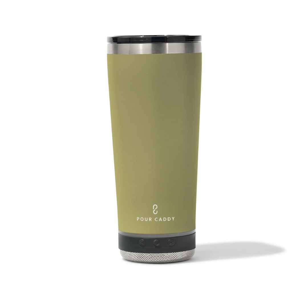 Go Caddy 18oz Vibe Tumbler - Speaker - Sandstone