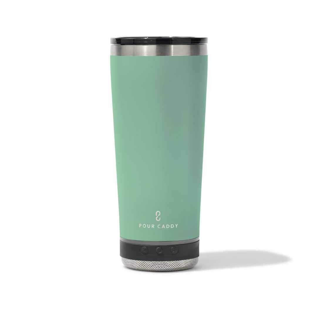 Go Caddy 18oz Vibe Tumbler - Speaker - Seafoam