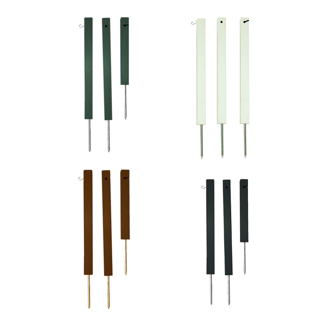 Recycled Plastic Lumber Rope Stake - Square Stake - Three Colors - all colors