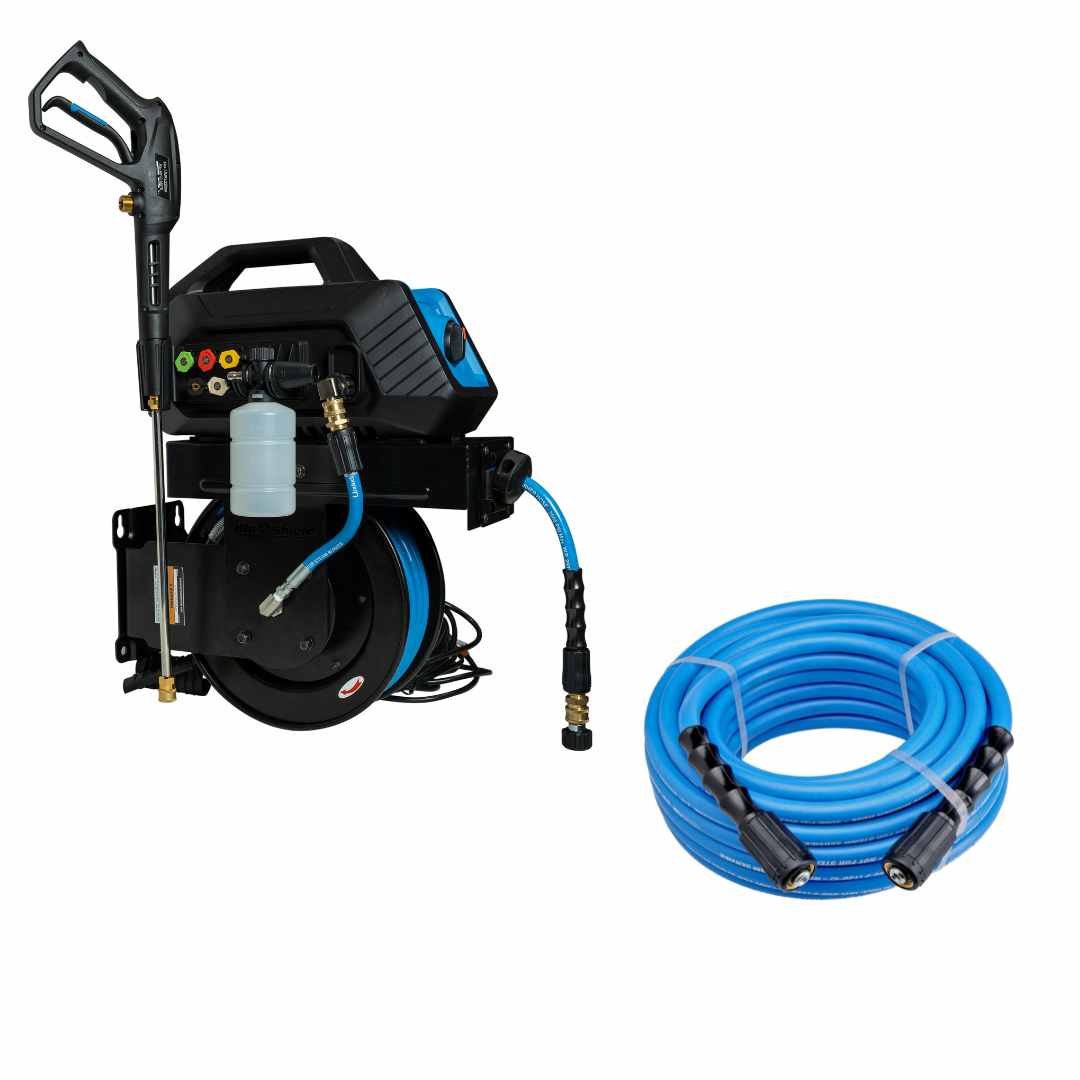Underhill PowerBlast 3000 Commercial Pressure Washer w_ 50' Hose Reel