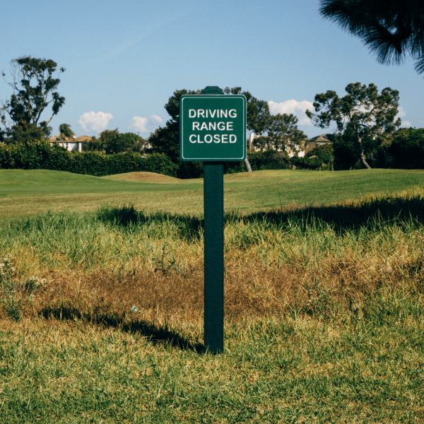 Par West Turf Custom Perma Core Course Sign