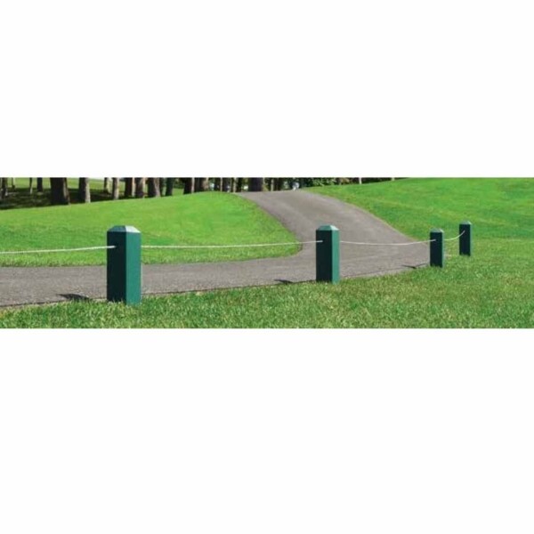 Recycled Plastic Lumber Traffic Post - Lifestyle