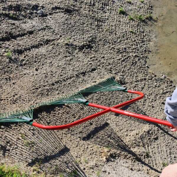 Tri Head Maintenance Rake raking bunker TLTTHR