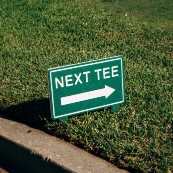 Large Double-Spike Fairway Signs – Perma-Core 2