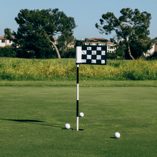 Checkered Putting Green Flag 1