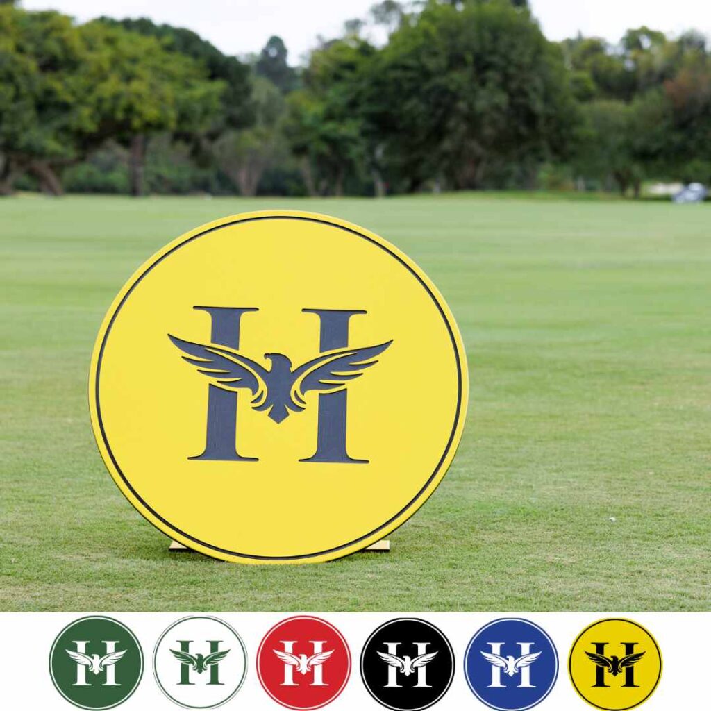 Custom Logo Range Targets - Par West Turf