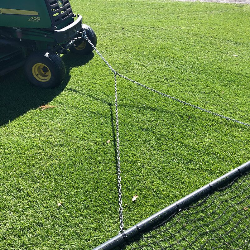 Easy Sweep Fairway Drag Nets Installed
