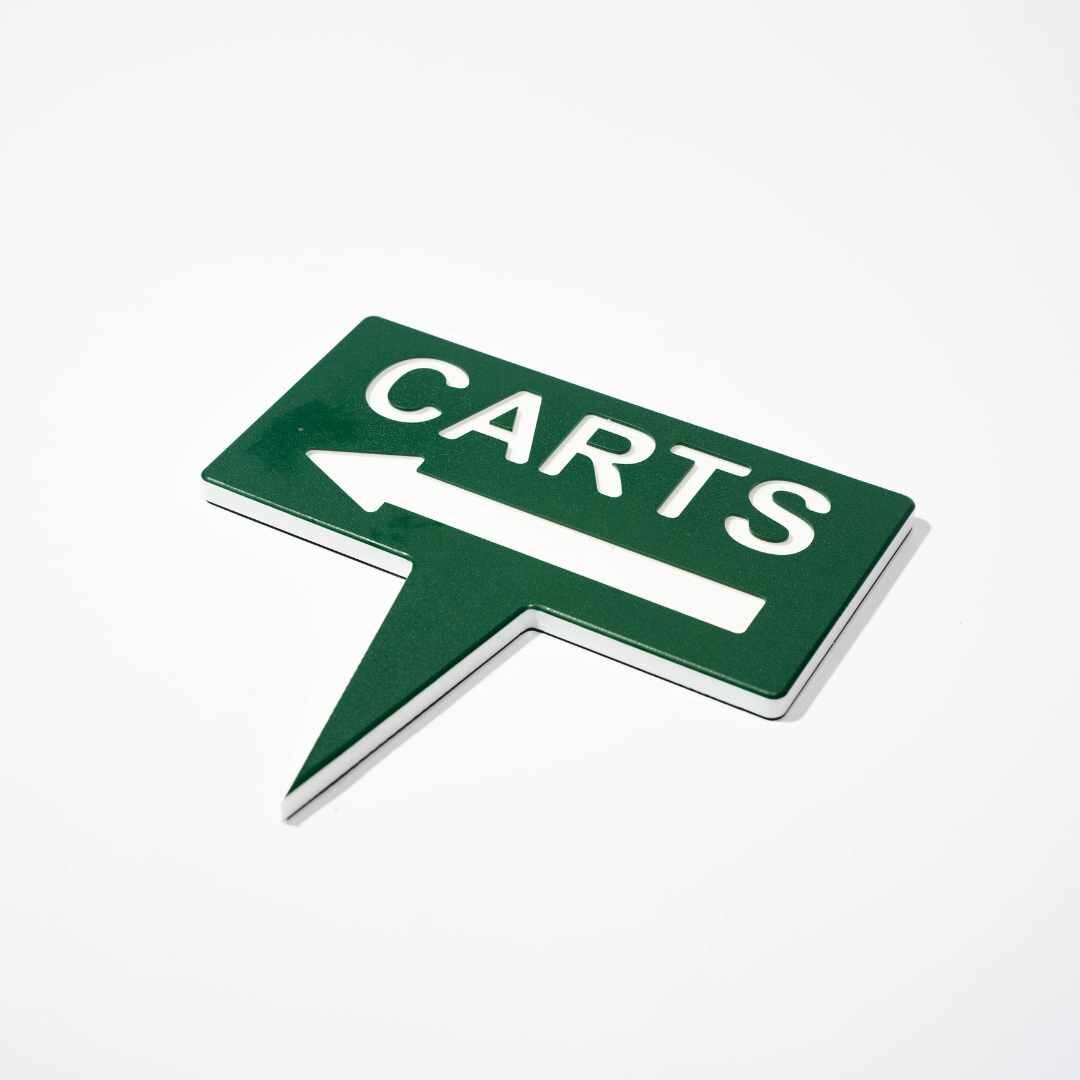 12″ Single Spike Fairway Signs – Perma-Core