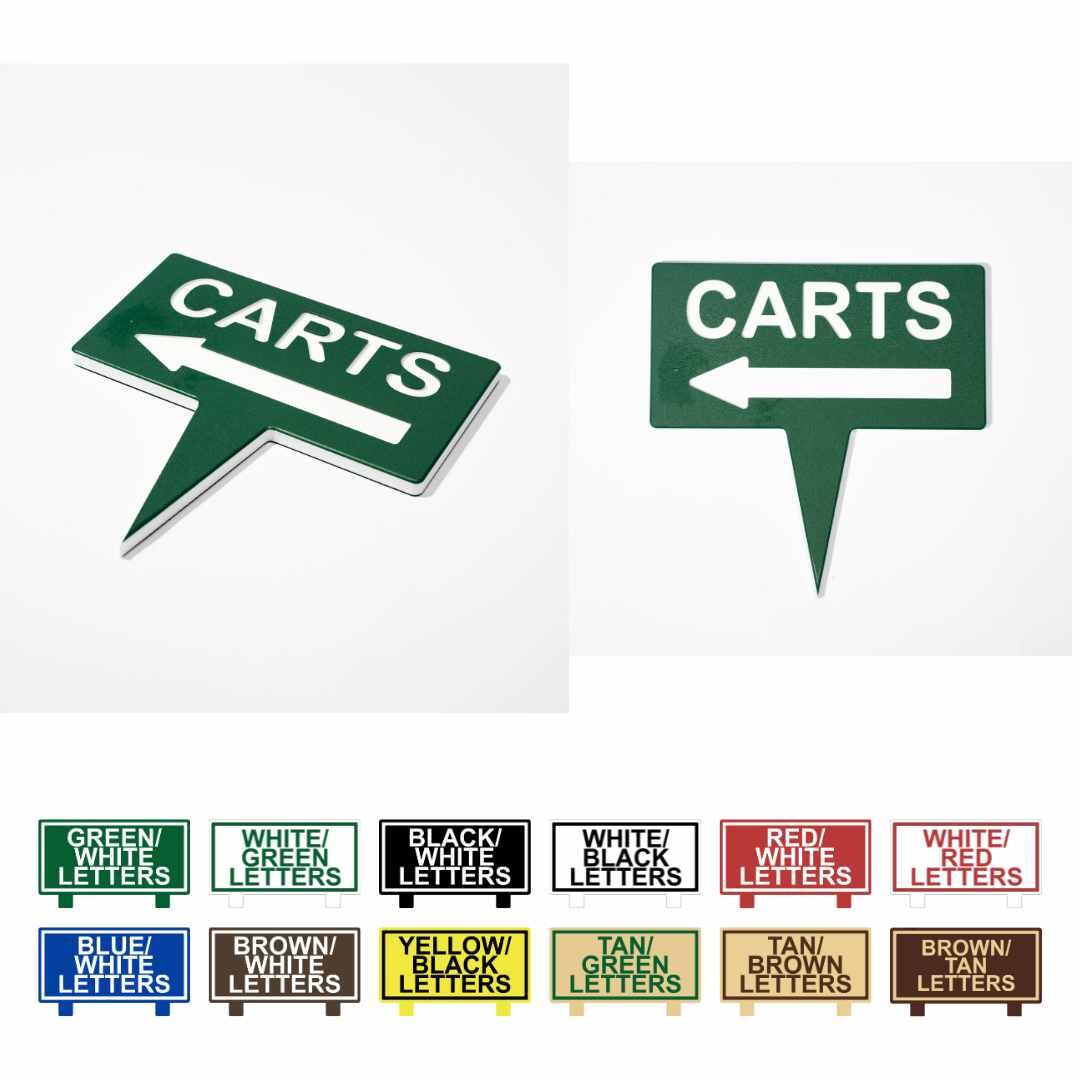 1_2″ Single Spike Fairway Signs – Perma-Core