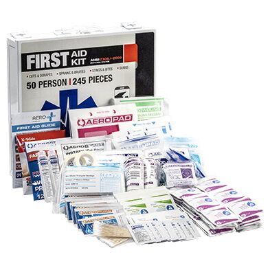 Industrial First Aid Kit - Metal Case - Image 2