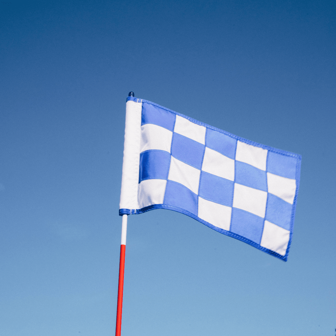 Checkered Regulation Golf Flag - 14 inch x 20 inch 1