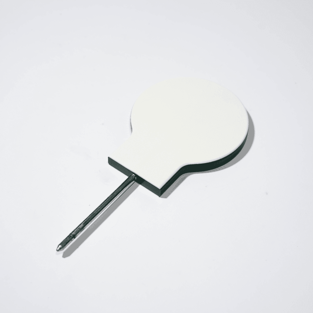 Economy Laminate Tee Marker- white