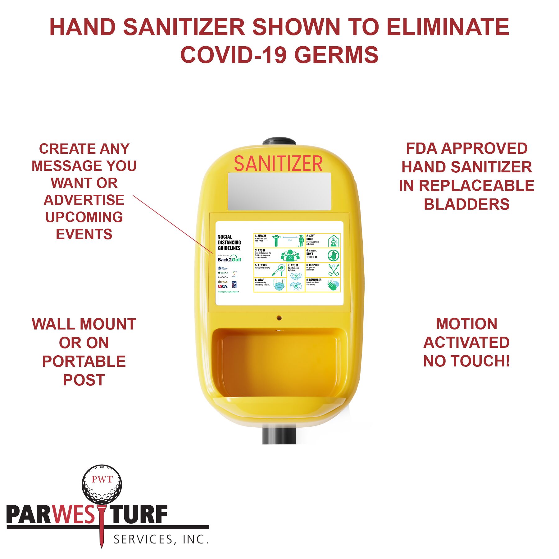 Commercial Hand Sanitizer & Dispenser - Image 2