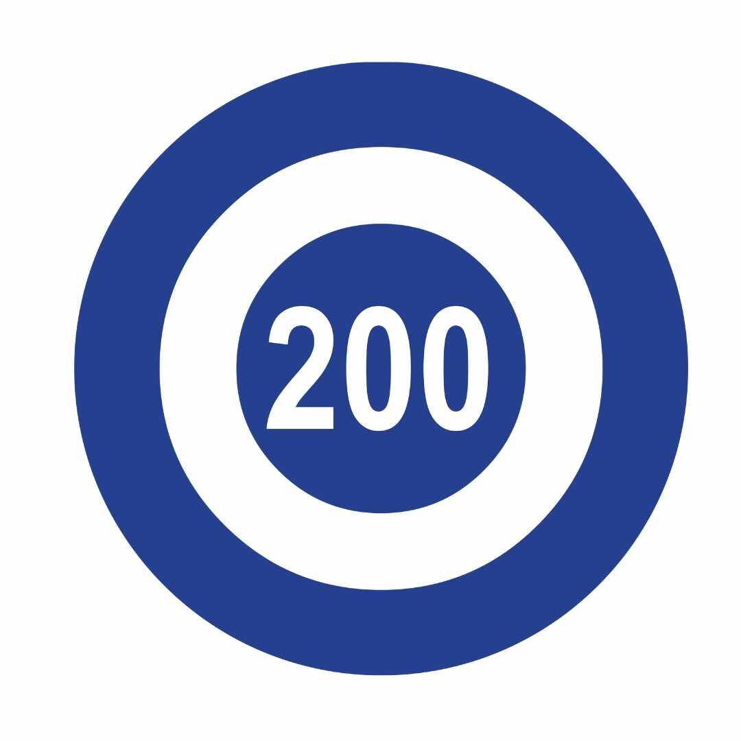 Bullseye Driving Range Yardage Targets - 200 Yards