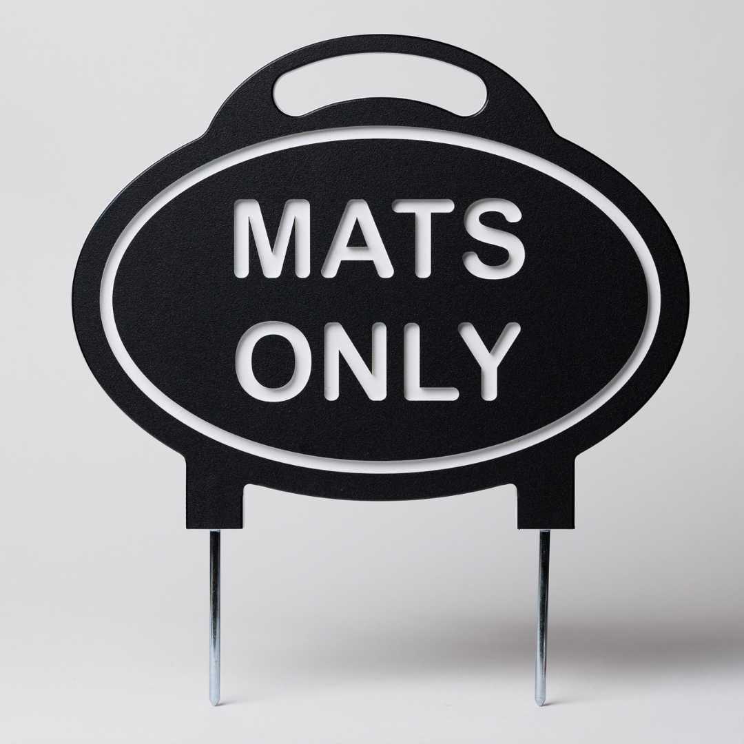 Deluxe Oval Fairway Handle Signs - 3 Styles - Perma-Core