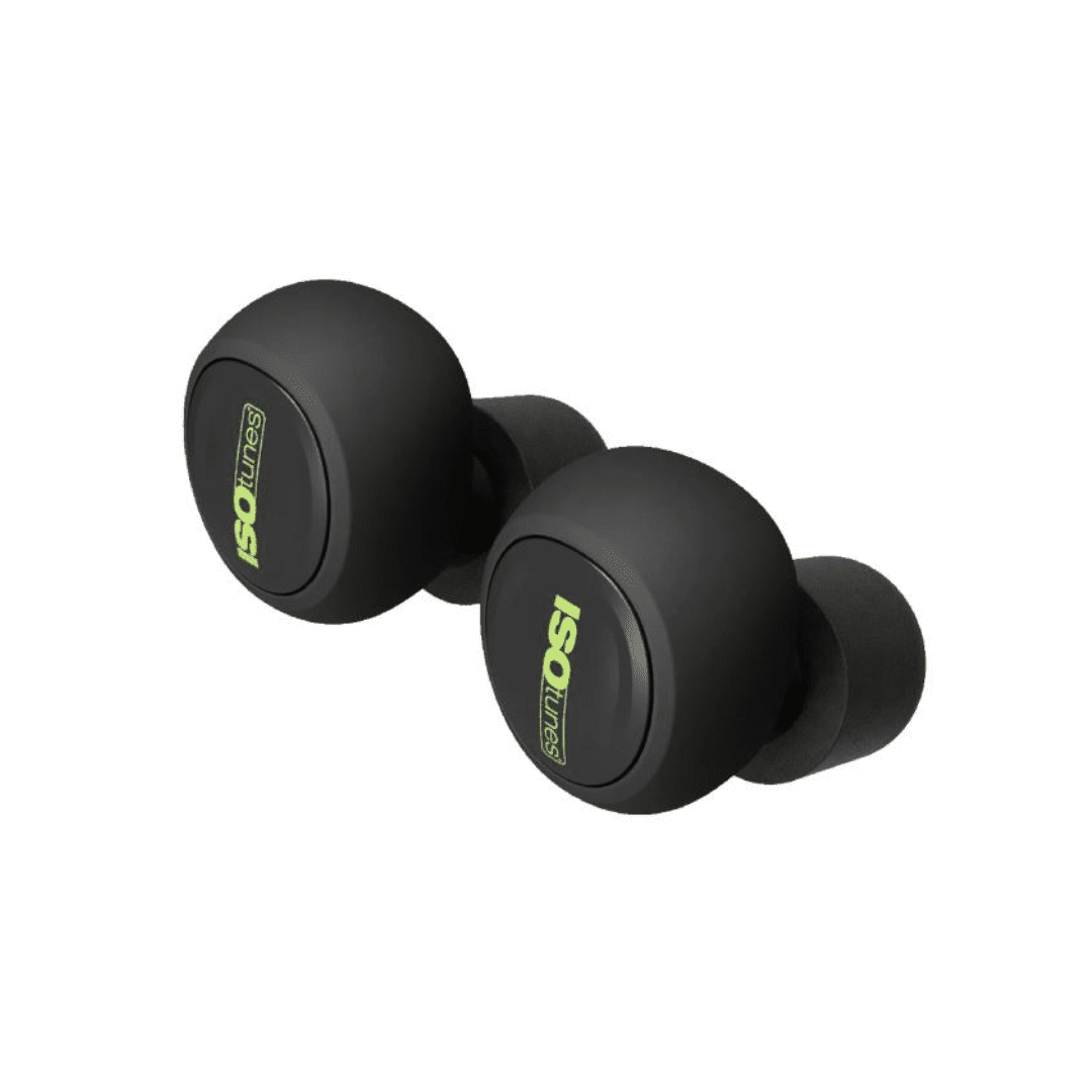 ISOtunes FREE 2.0 Noise-Isolating Bluetooth Earbuds, 25 dB NRR- Matte Black
