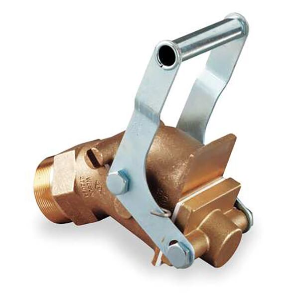 Brass Drum Gate Valve for Viscous Liquids, 2"