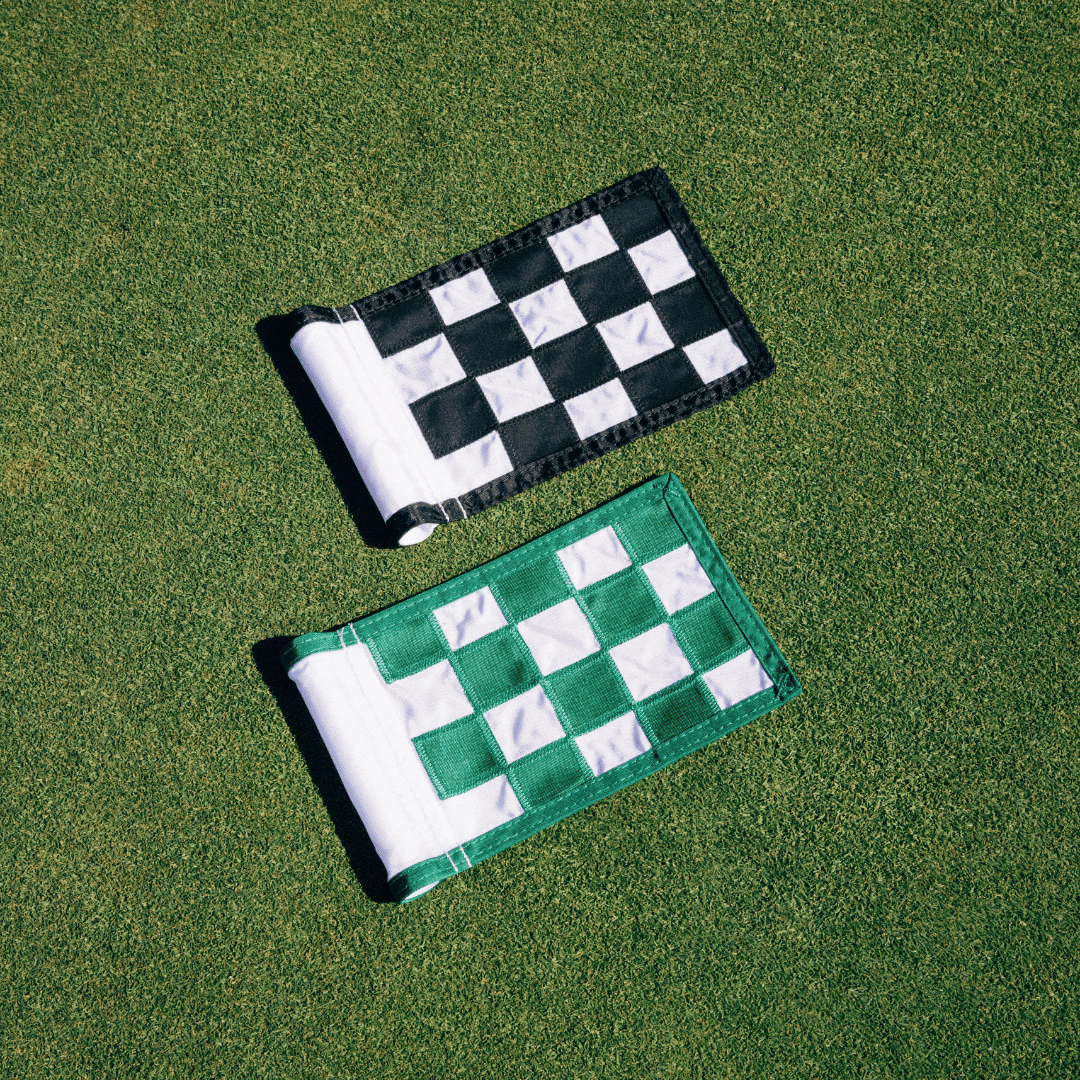 Checkered Putting Green Flag 2