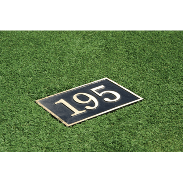 In Ground Yardage Markers - Bronze or Aluminum