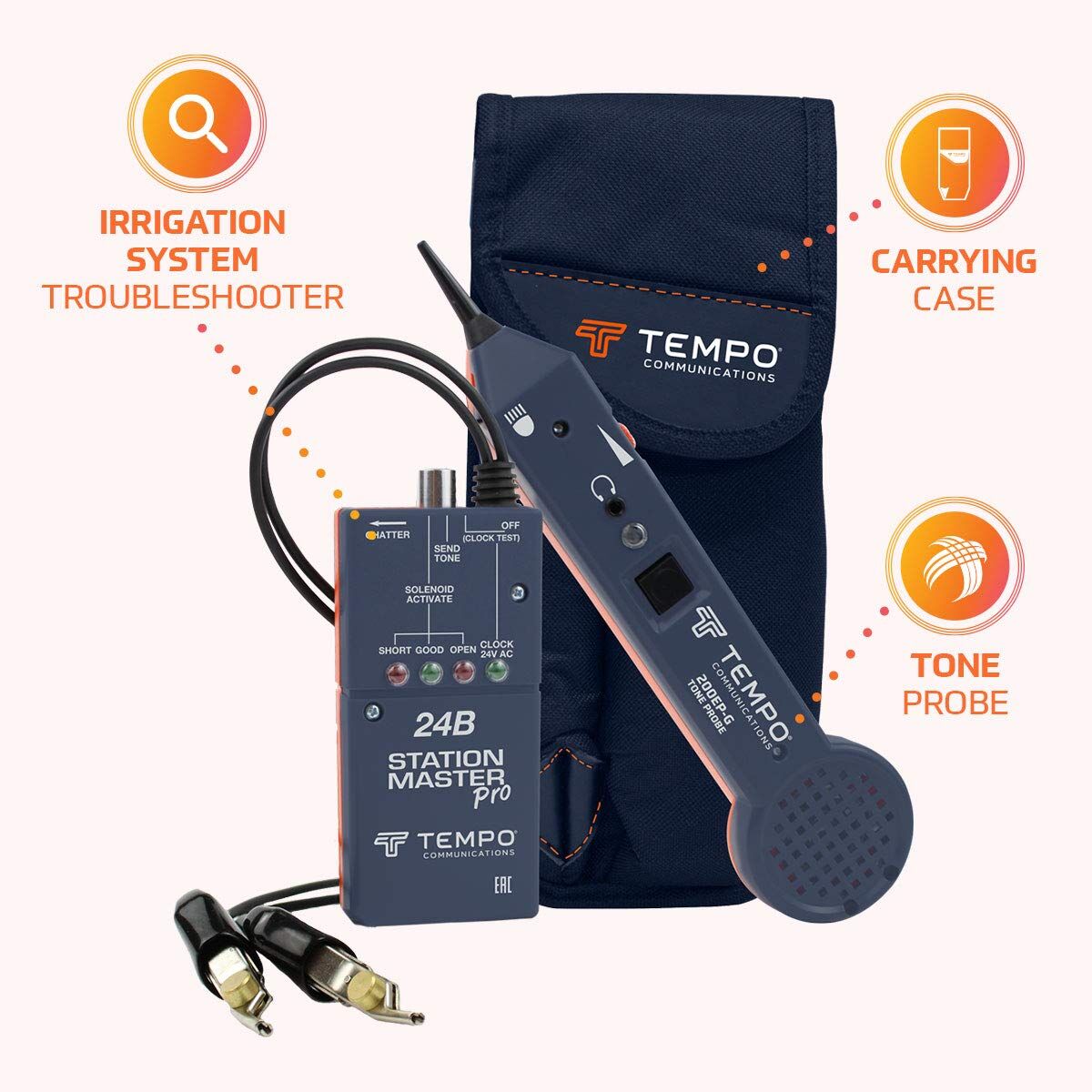 Tempo Communications 24BK Irrigation Tester Kit - Professional Grade - Image 6