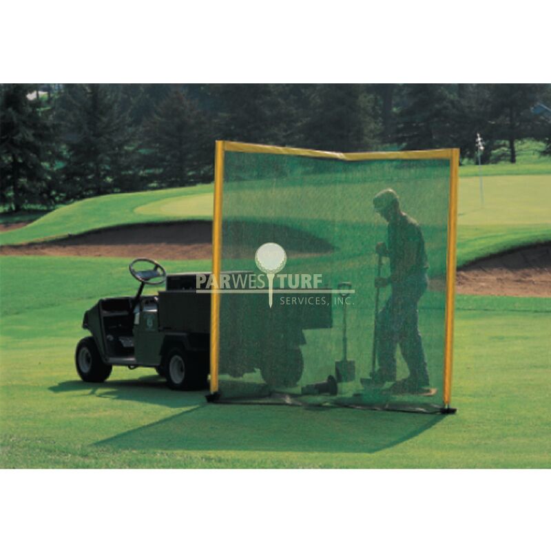 Golfer using a Par Aide Safety Net