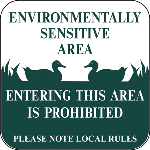 Environmentally Sensitive Area Sign