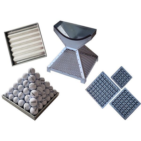 Metal Pyramid Golf Ball Tray - Image 2