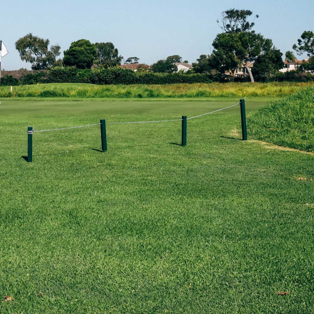 Recycled Plastic Lumber Rope Stake - Square Stake - Three Colors - lifestyle