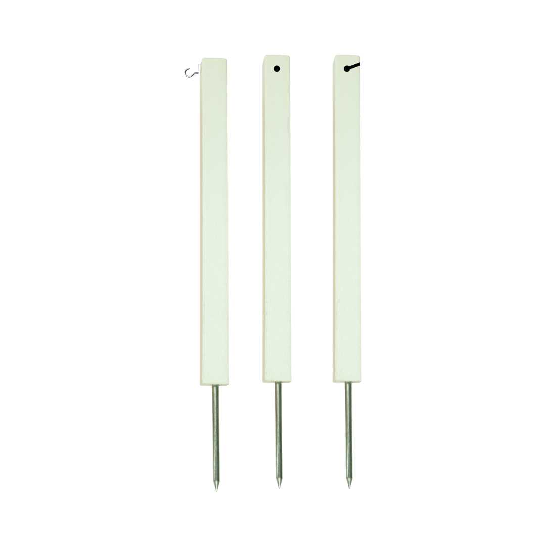 Recycled Plastic Lumber Rope Stake - Square Stake - White