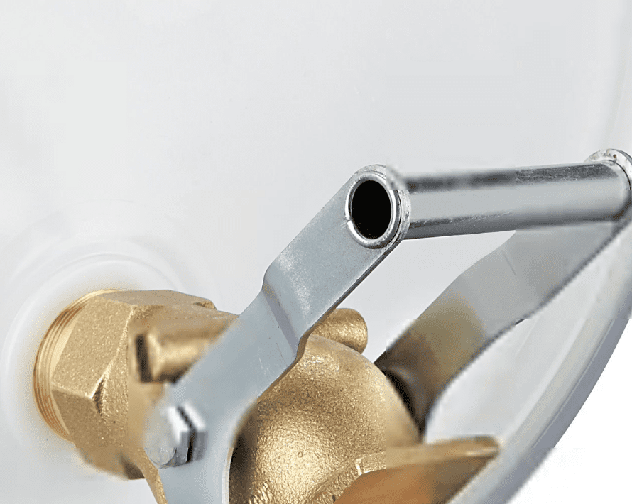 Brass Drum Gate Valve for Viscous Liquids, 2" - Image 3