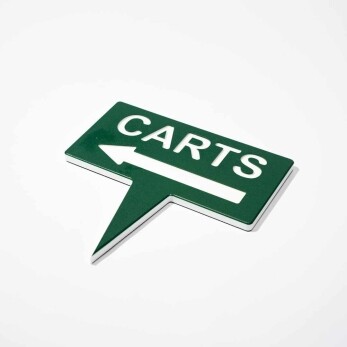 12″ Single Spike Fairway Signs – Perma-Core