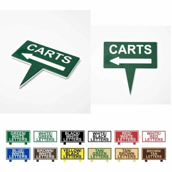 1_2″ Single Spike Fairway Signs – Perma-Core