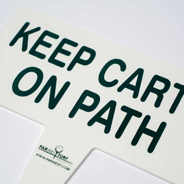 1_8_ Single Spike Aluminum Fairway Signs