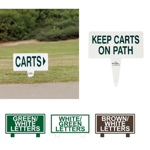 1_8_ Single Spike Aluminum Fairway Signs