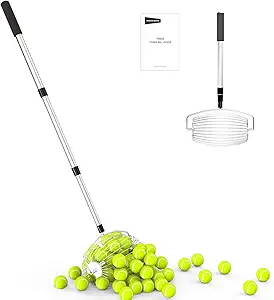 Rolling Golf Ball Picker With Retractable Handle
